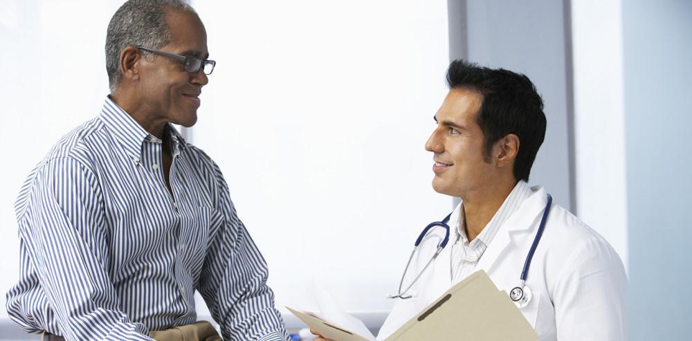 doctor consult with his patient